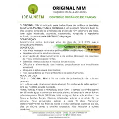 Original Nim (ÓLEO DE NIM) - 2 KITS GALÃO DE 5 LITROS (10 LITROS) 